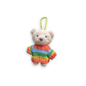Eco Right Crochet Keychain for Women, Bag Charms, Cute keyrings