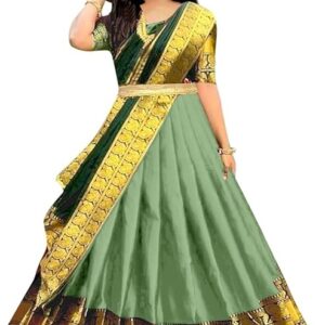 South indian Fancy Designer Flared Bridal lehenga Choli For Girls-